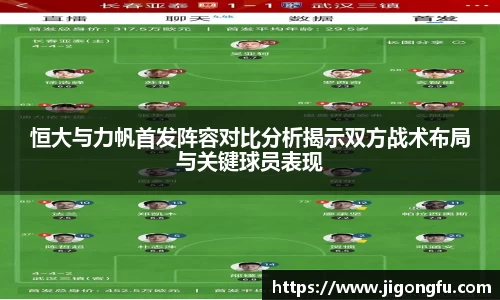 恒大与力帆首发阵容对比分析揭示双方战术布局与关键球员表现